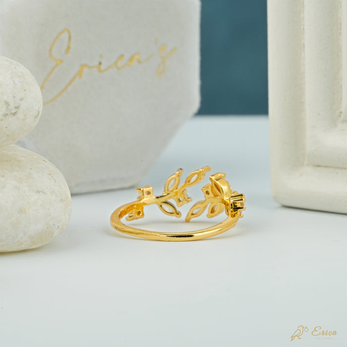 The Ivy - Botanical Leaf Lab Grown Diamond Band