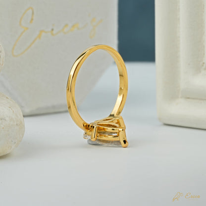The Lotus - Marquise Lab Grown Diamond Three Stone Ring