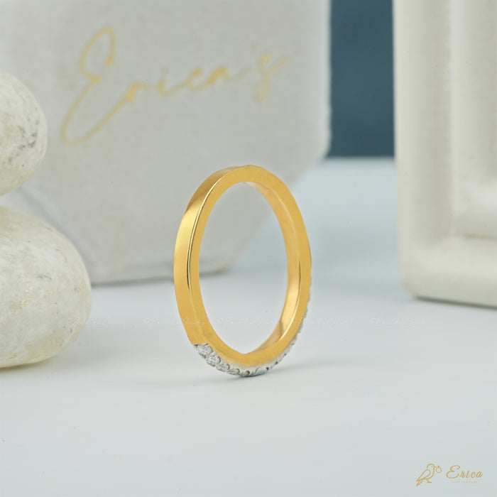The Radiance - Pavé Lab Grown Diamond Semi Eternity Band