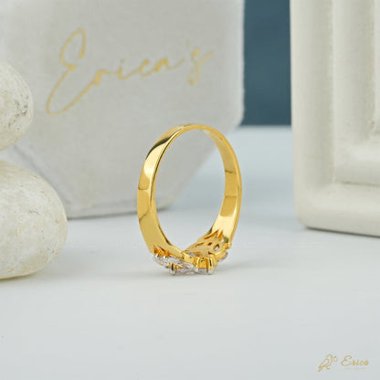 The Royal - Princess Cut with Marquise Sides Lab Grown Diamond Ring