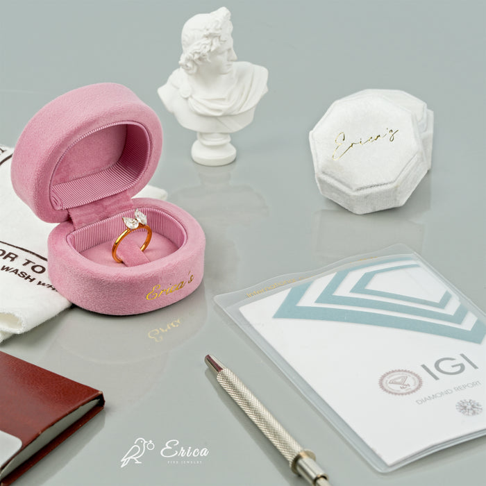 The Together - Pear & Marquise Lab Grown Diamond Toi et Moi Ring