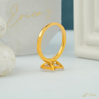 The Together - Pear & Marquise Lab Grown Diamond Toi et Moi Ring