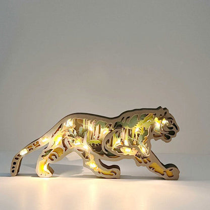 Tiger Carving Handcraft Gift