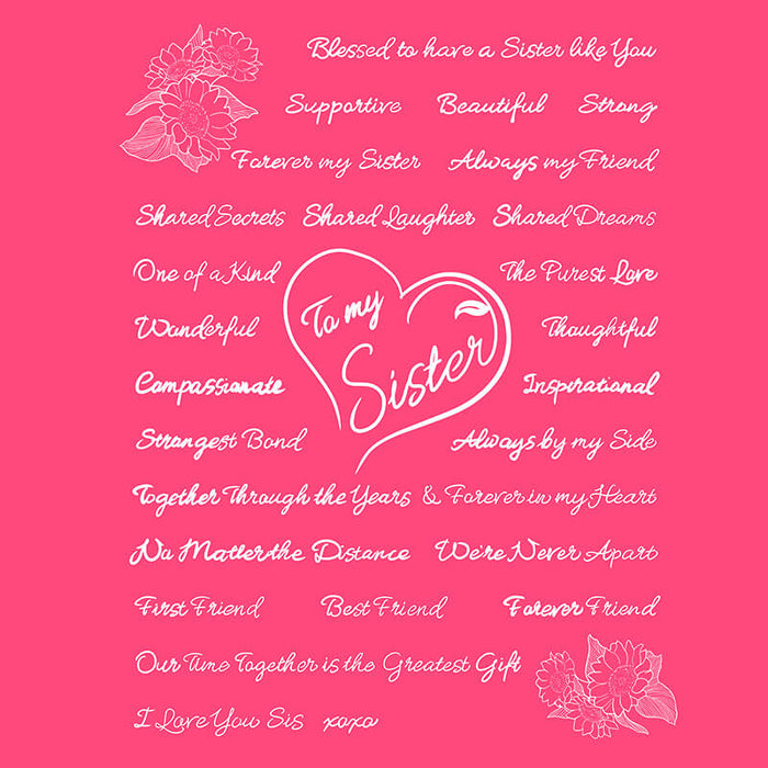 To My Sister - B188 - Premium Blanket
