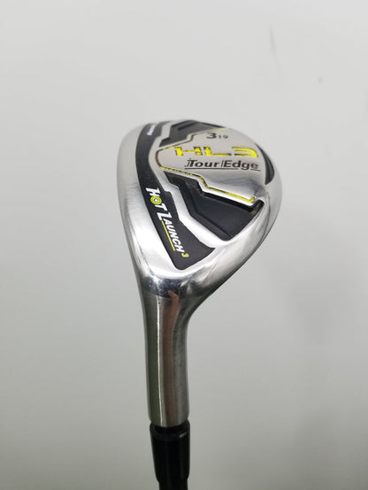 TOUR EDGE HOT LAUNCH HL3 3 HYBRID 19* XSTIFF PROJECTX HZRDUS 85G 39.5 GOOD