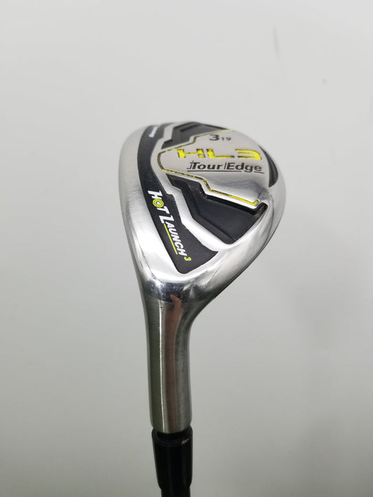 TOUR EDGE HOT LAUNCH HL3 3 HYBRID 19* XSTIFF PROJECTX HZRDUS 85G 39.5 GOOD