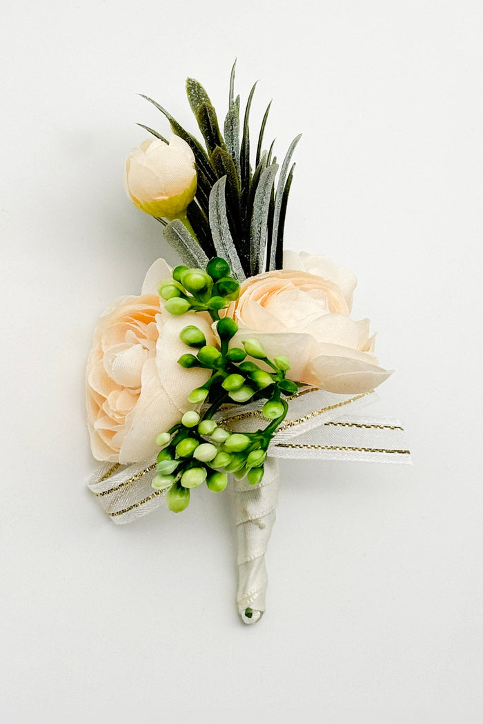 Tuxedo Flower Wedding Boutonniere Lapel Pin