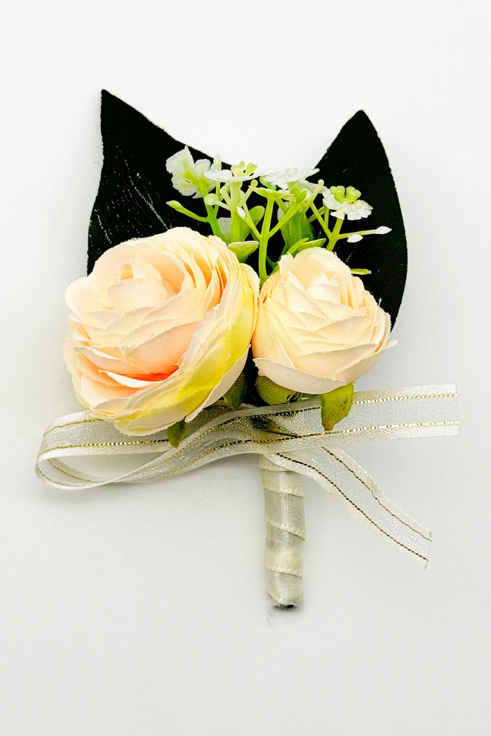 Tuxedo Flower Wedding Boutonniere Lapel Pin