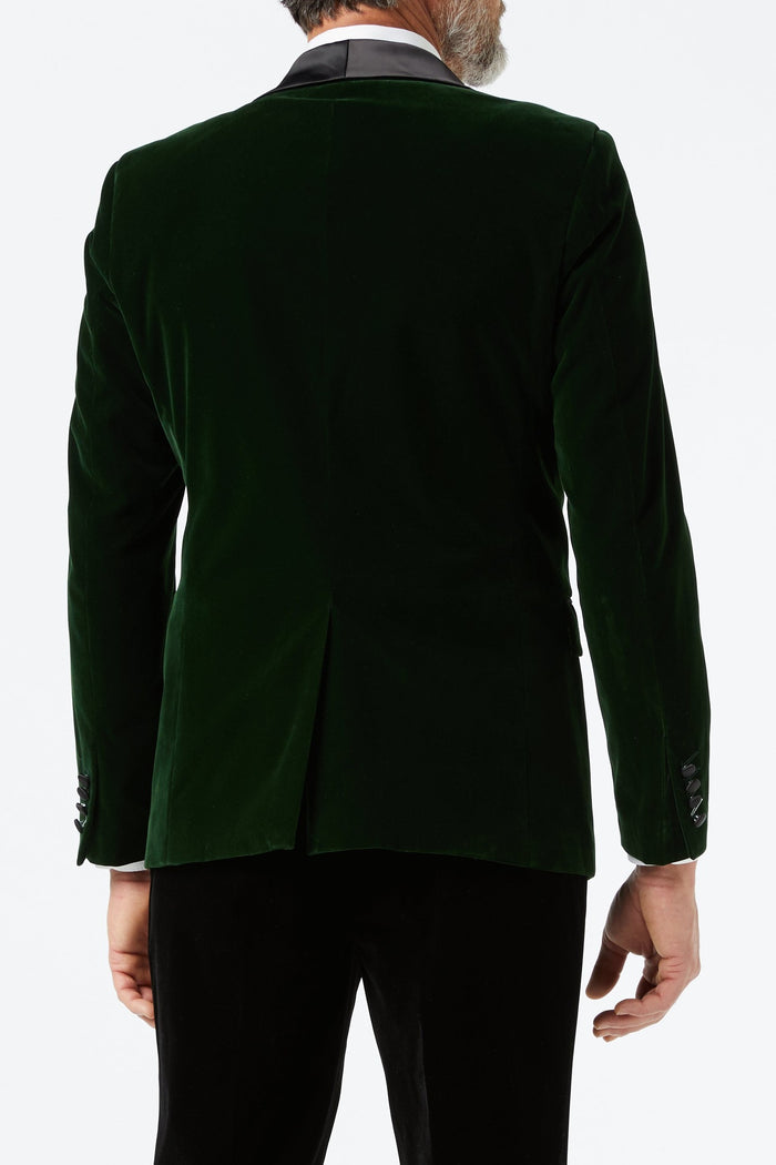 TUXEDO MAK - Green Soft Velvet Jacket