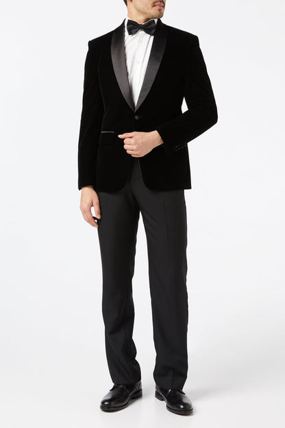 TUXEDO TIM - Black Soft Velvet Jacket