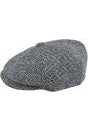 TWEED WOOL BLEND NEWSBOY FLAT CAP