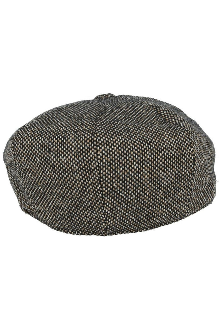 TWEED WOOL BLEND NEWSBOY FLAT CAP
