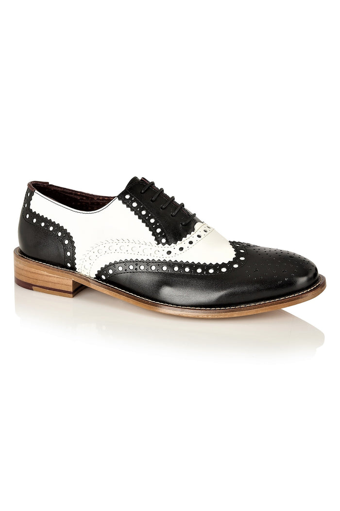TWO TONE OXFORD BROGUES – BLACK & WHITE