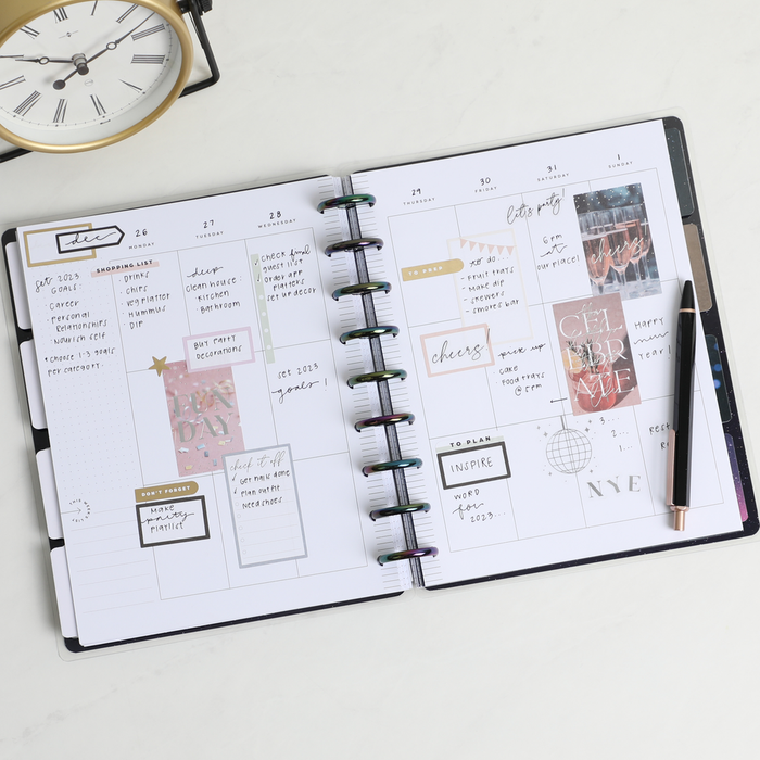 Undated Look to the Stars Happy Planner - Classic Vertical Layout - 12 Months
