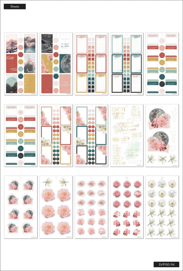 Value Pack Stickers - Be Still Faith