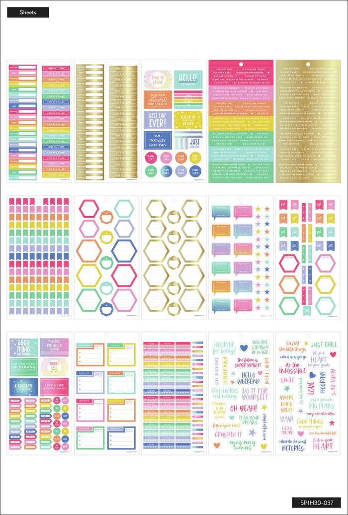 Value Pack Stickers - Brights - Skinny Mini