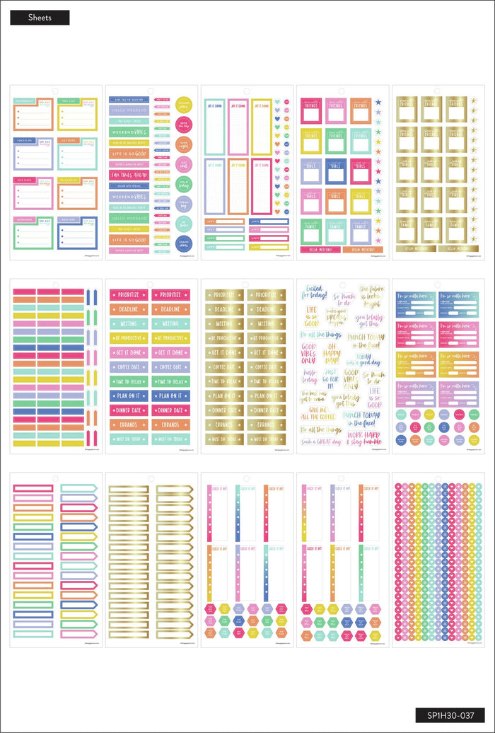 Value Pack Stickers - Brights - Skinny Mini