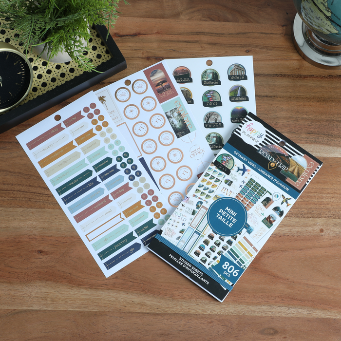 Value Pack Stickers - Getaway Vibes - Mini