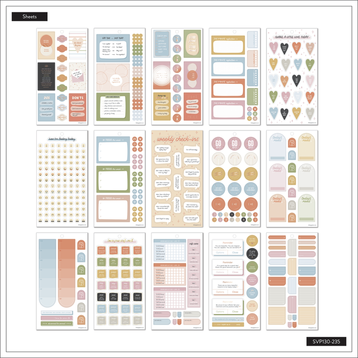 Value Pack Stickers - Mood + Mindfulness
