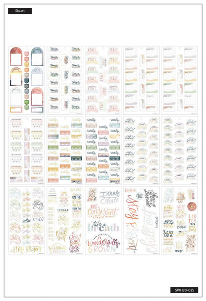 Value Pack Stickers - Wellness Planning