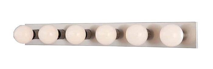 Volume Lighting V1026-33 6-light Brushed Nickel Bathroom Vanity