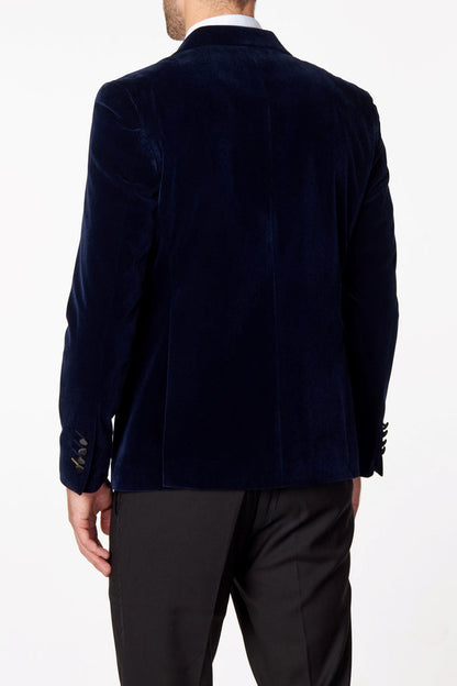WILLS - NAVY VELVET DINNER JACKET