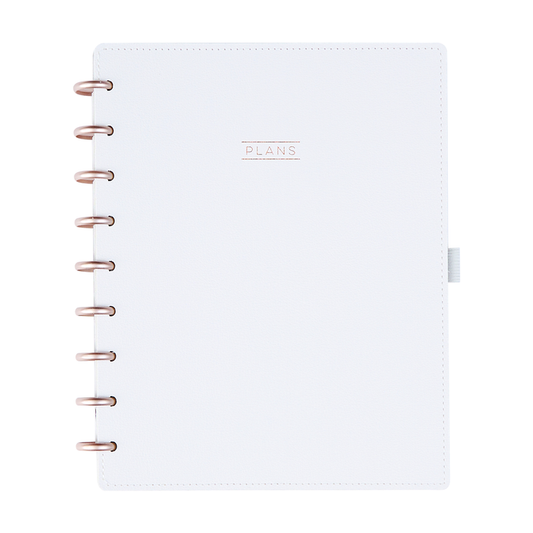 Work + Life Ivory - Dotted Lined Deluxe Classic Notebook - 60 Sheets