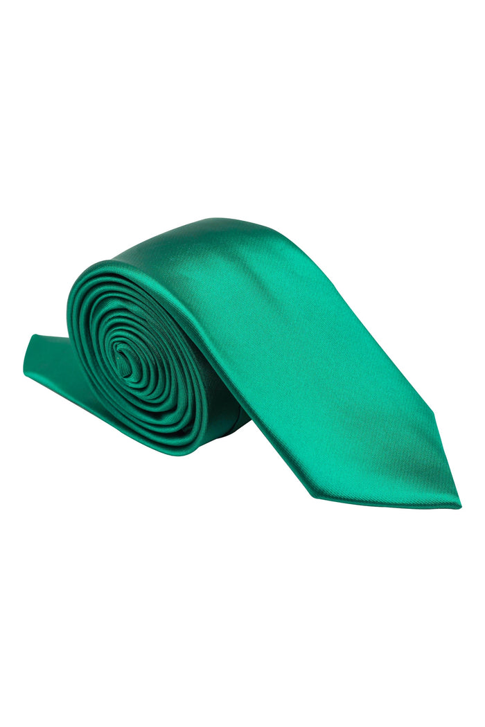 XPOSED - GREEN PREMIUM SATIN NECK TIE