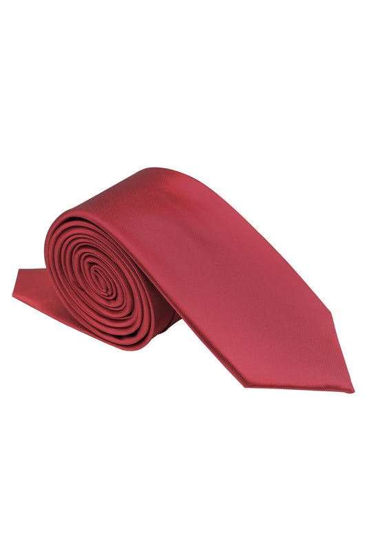 XPOSED - MAROON PREMIUM SATIN NECK TIE