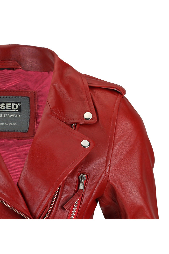 XPOSED BUCKLE STYLED BIKER JACKET