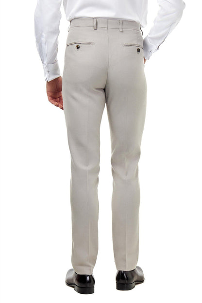 ZAK - Tailored 3 Piece Suit Honeycomb Taupe