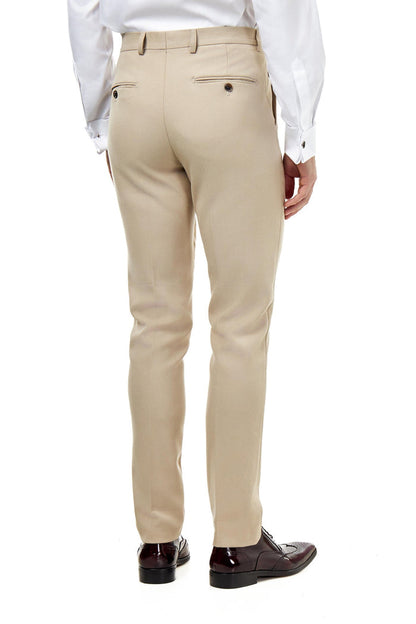 ZAK – TAILORED 2 PIECE SUIT IN STONE HONEYCOMB