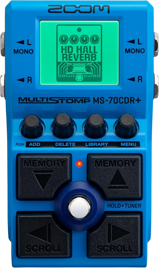 Zoom MS - 70CDR+ MultiStomp Chorus/Delay/Reverb Pedal - electronicsexpo.com - Guitar Pedals & Effects