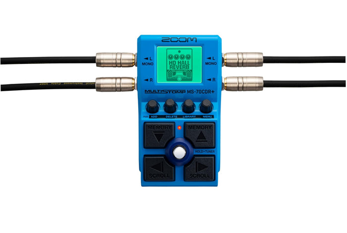 Zoom MS - 70CDR+ MultiStomp Chorus/Delay/Reverb Pedal - electronicsexpo.com - Guitar Pedals & Effects